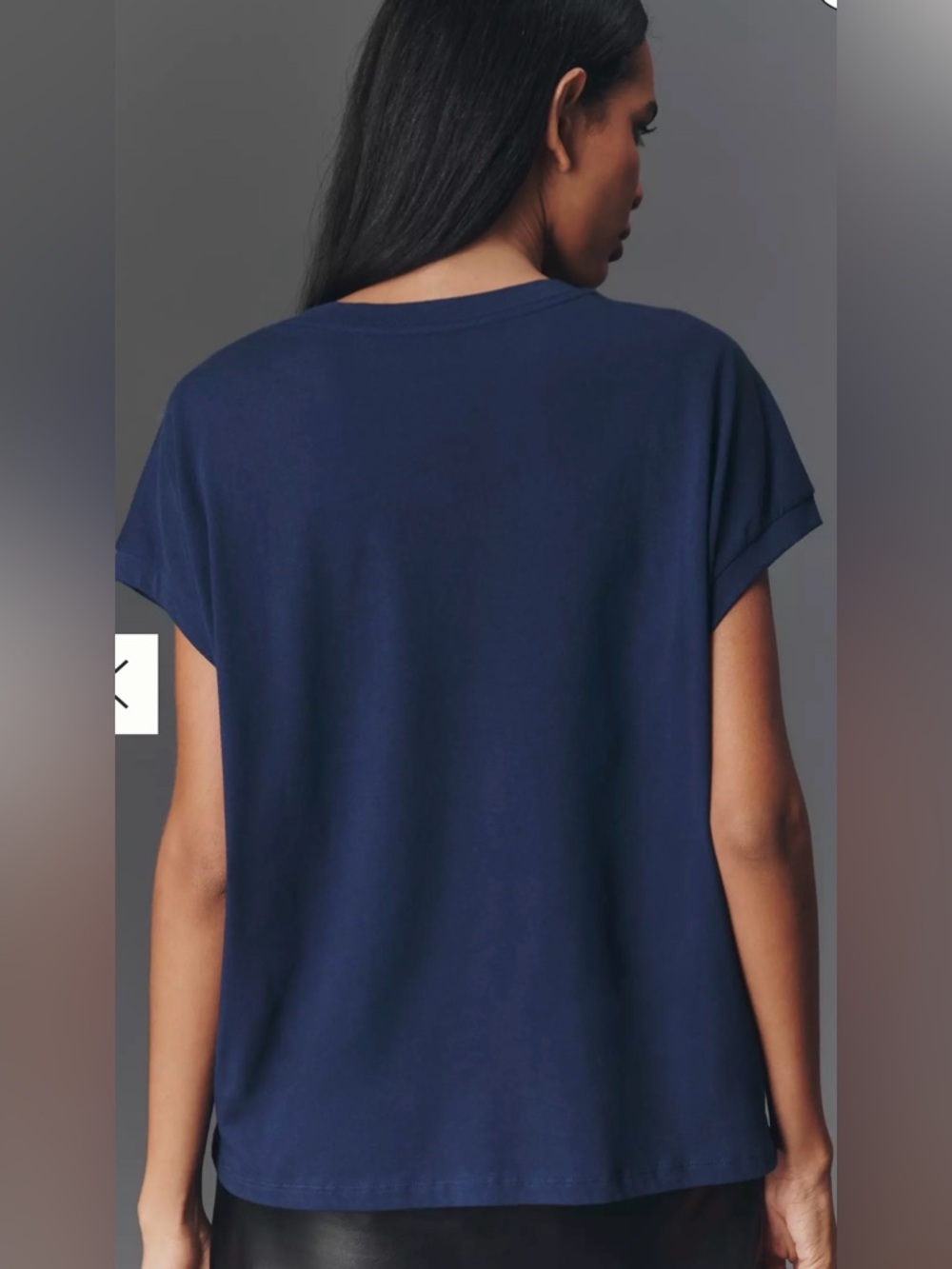 •ANTHROPOLOGIE•NWT NAVY BLUE “SILVER HOUR COCKTAIL CLUB” GRAPHIC TEE SIZE MEDIUM - Picture 4 of 9